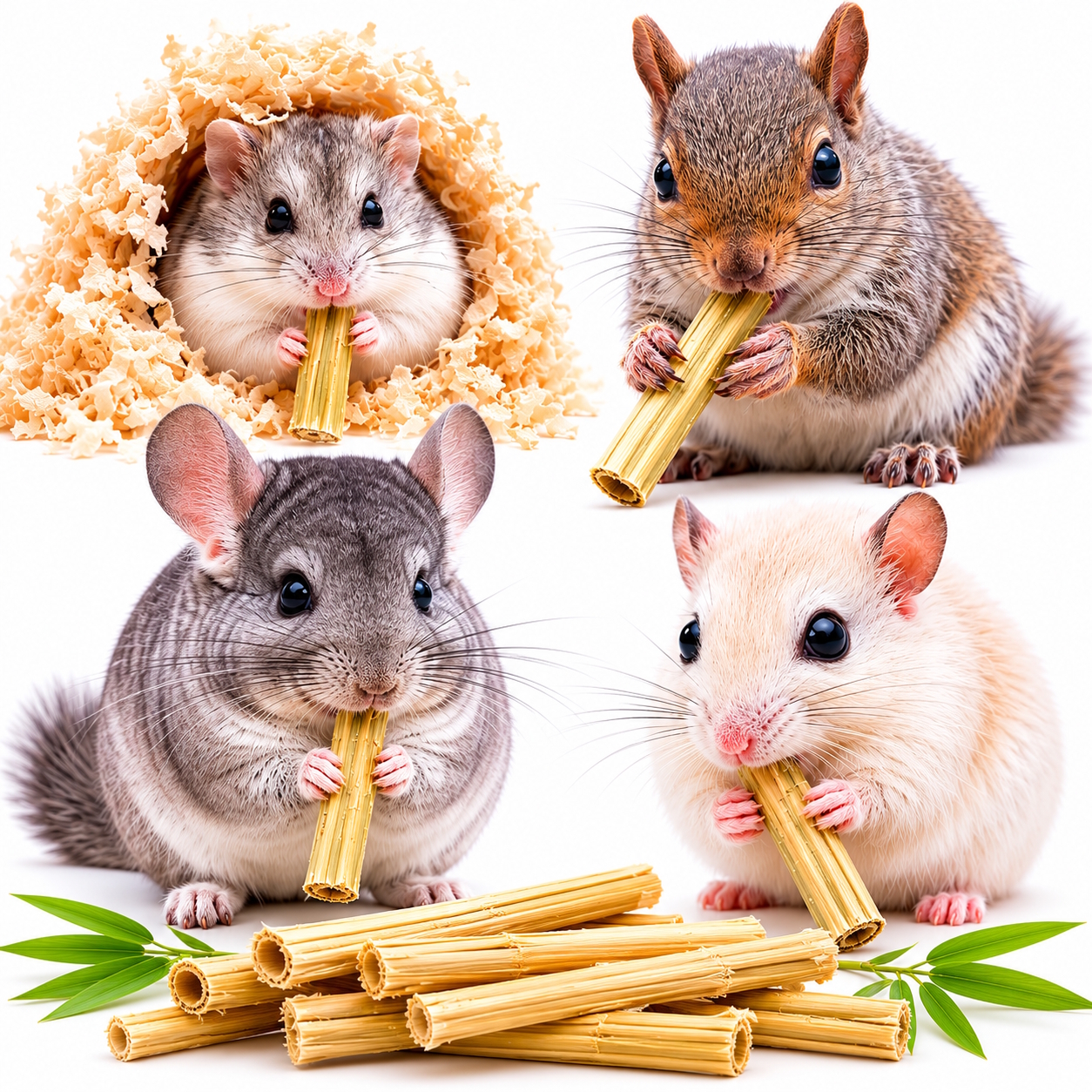 Sweet Bamboo Chew Sticks
